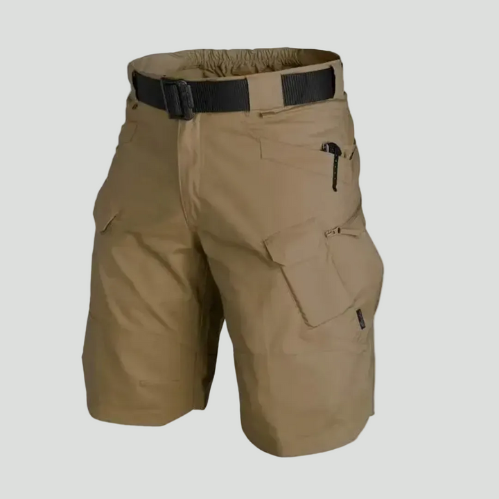 Men’s Outdoor Cargo Shorts – Elastic Waist Design with 6 Pockets