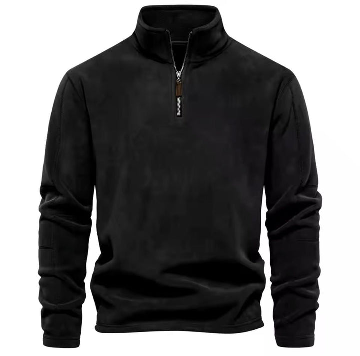 Men’s Stand Collar Fleece Jumper | Warm, Comfortable and Modern Design