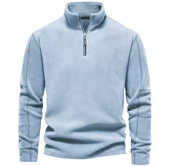Men’s Stand Collar Fleece Jumper | Warm, Comfortable and Modern Design