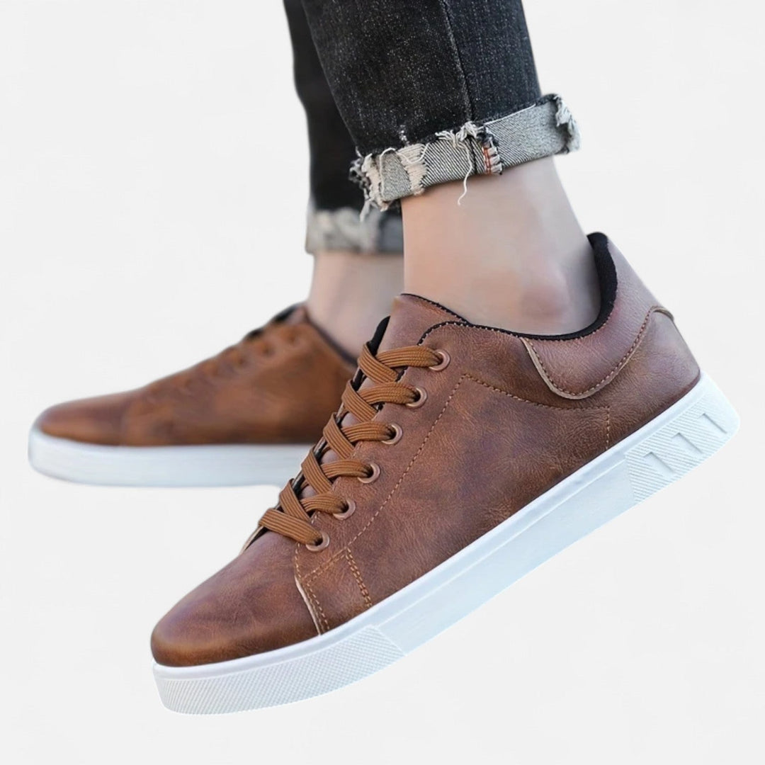 Men’s Business Casual Lace-Up Sneakers | Smart Style with Everyday Comfort