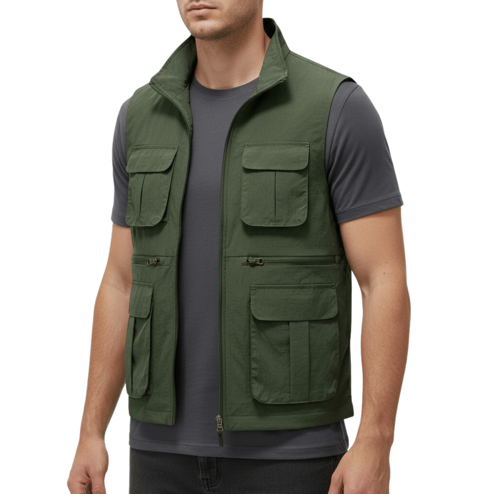 Lightweight Travel Vest – Multi-Pocket & Quick-Dry Design