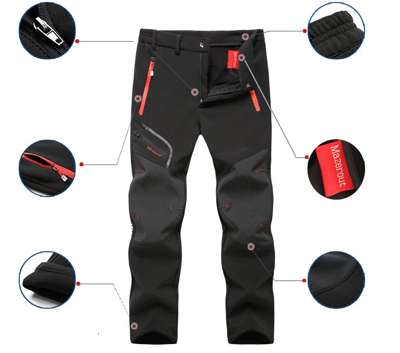 Water-Resistant Insulated Winter Trousers – Warm & Practical for Outdoor Use