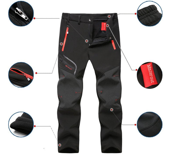 Water-Resistant Insulated Winter Trousers – Warm & Practical for Outdoor Use