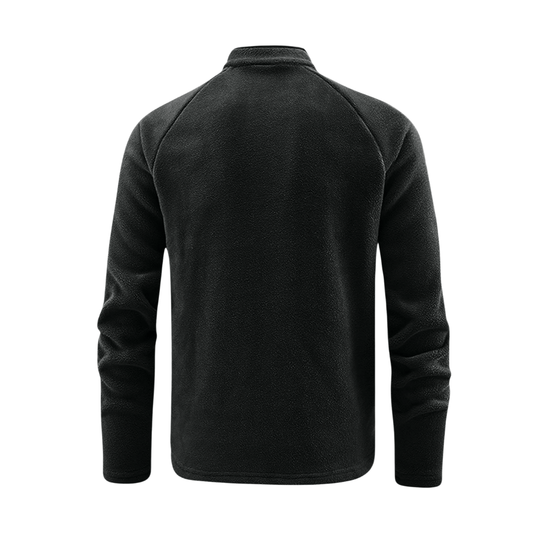 Men’s Thermal Fleece Half-Zip Jacket – Breathable Midlayer for Cold Weather