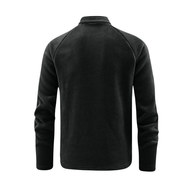 Men’s Thermal Fleece Half-Zip Jacket – Breathable Midlayer for Cold Weather