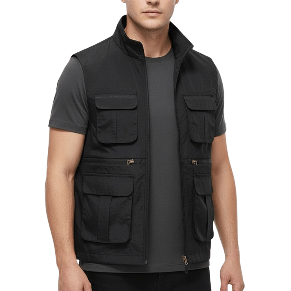 Lightweight Travel Vest – Multi-Pocket & Quick-Dry Design