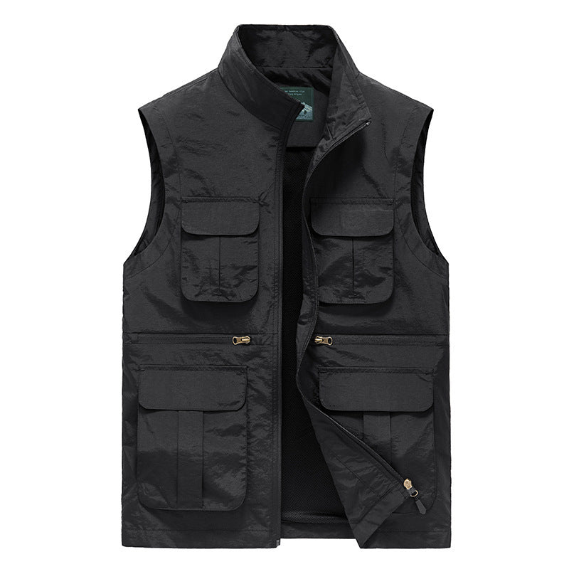 Lightweight Travel Vest – Multi-Pocket & Quick-Dry Design