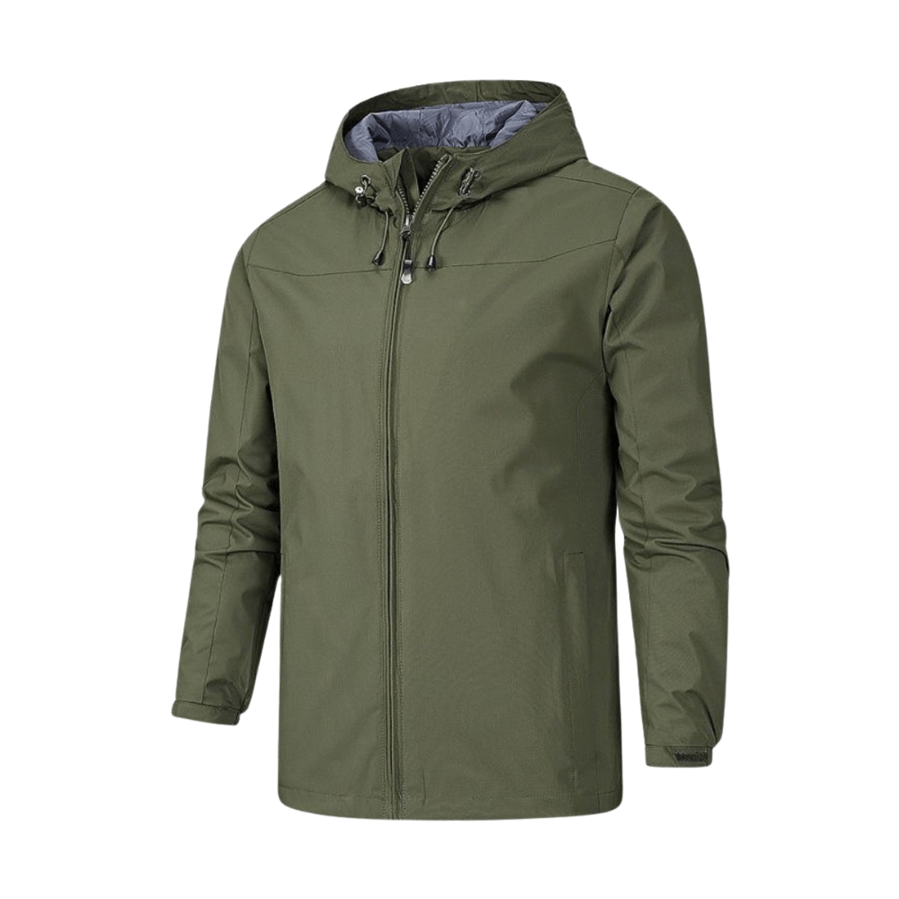 Water-Resistant Breathable Rain Jacket – Lightweight Outdoor Layer