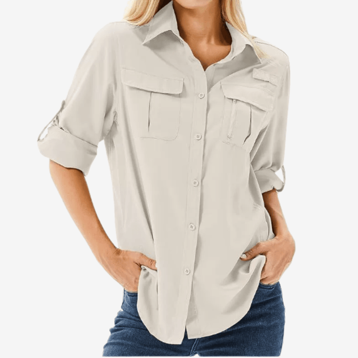 Women’s Lightweight Long Sleeve Hiking Shirt – Breathable for Outdoor Use