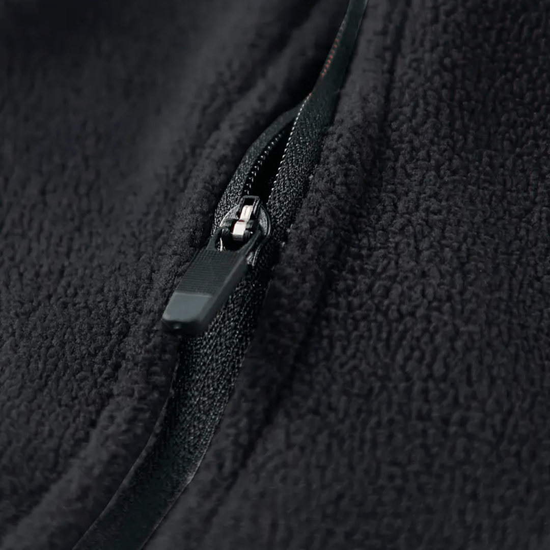 Men’s Thermal Fleece Half-Zip Jacket – Breathable Midlayer for Cold Weather