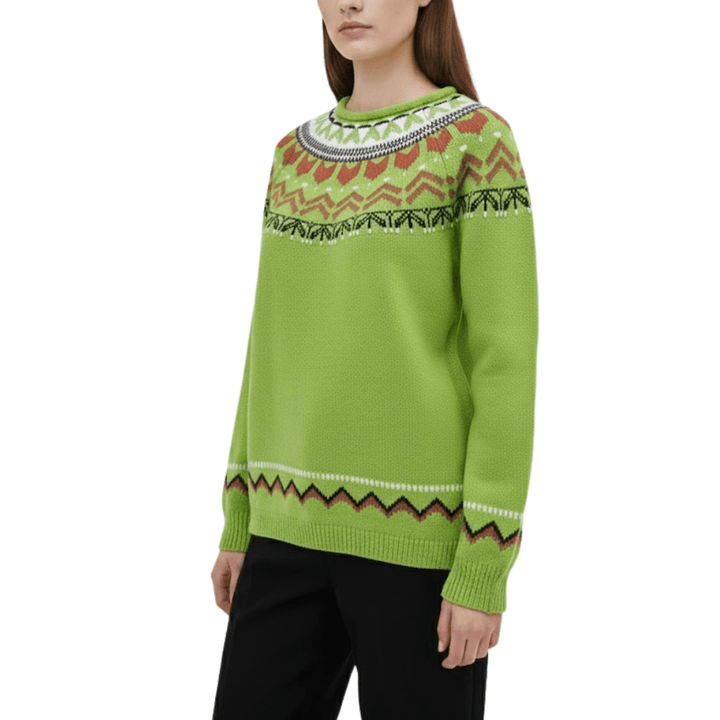 Knitted Fair Isle Sweater – Insulating Layer for Cold Weather