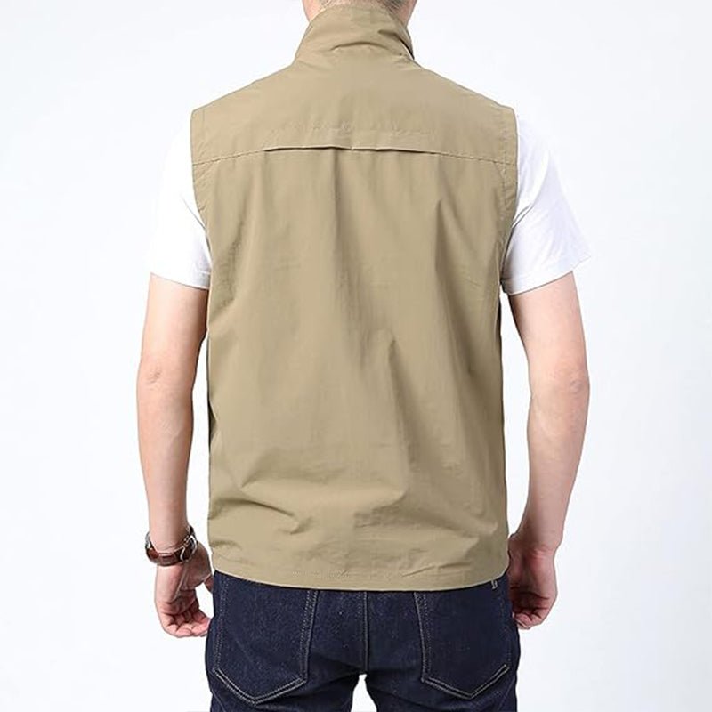 Lightweight Travel Vest – Multi-Pocket & Quick-Dry Design