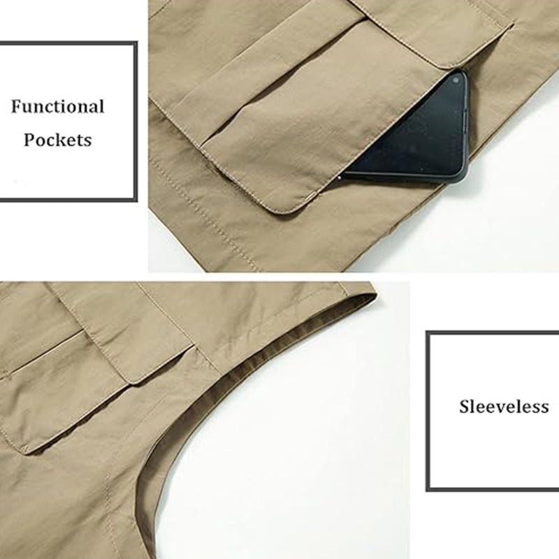 Lightweight Travel Vest – Multi-Pocket & Quick-Dry Design