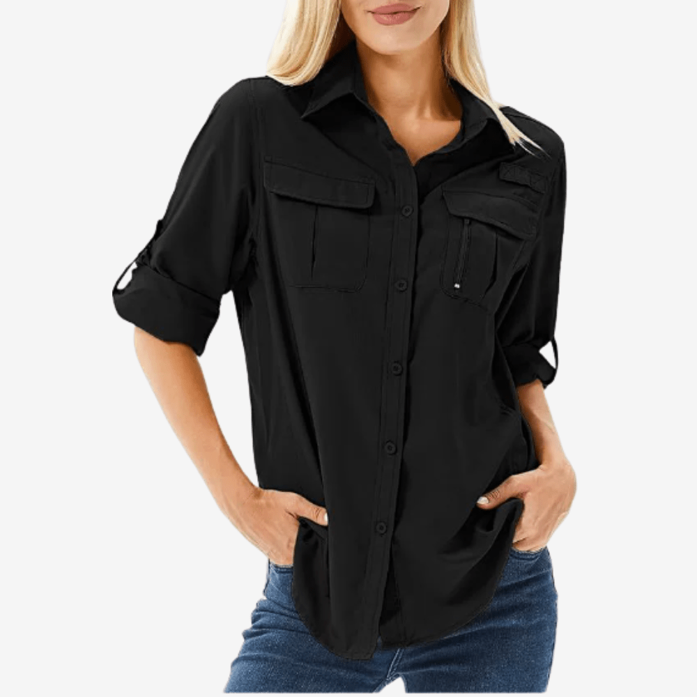 Women’s Lightweight Long Sleeve Hiking Shirt – Breathable for Outdoor Use