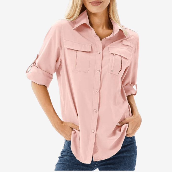 Women’s Lightweight Long Sleeve Hiking Shirt – Breathable for Outdoor Use