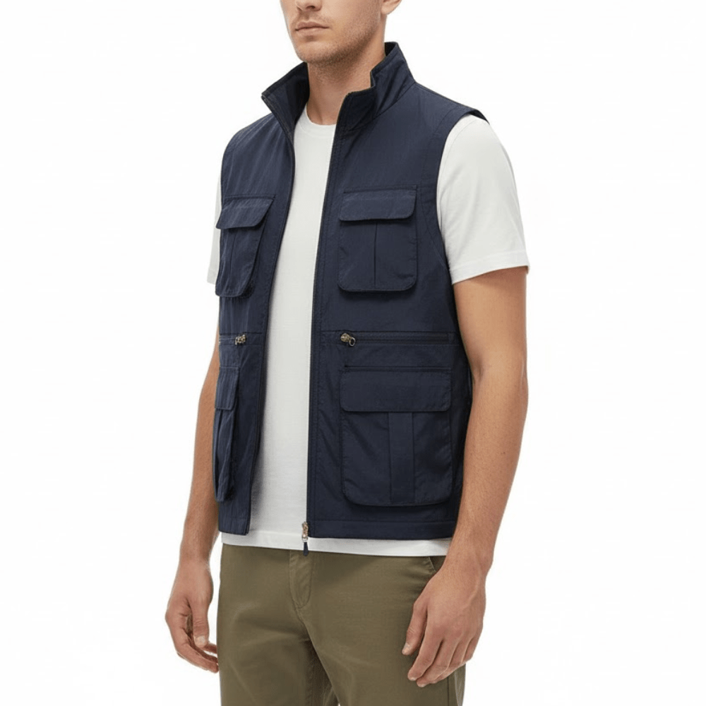 Lightweight Travel Vest – Multi-Pocket & Quick-Dry Design