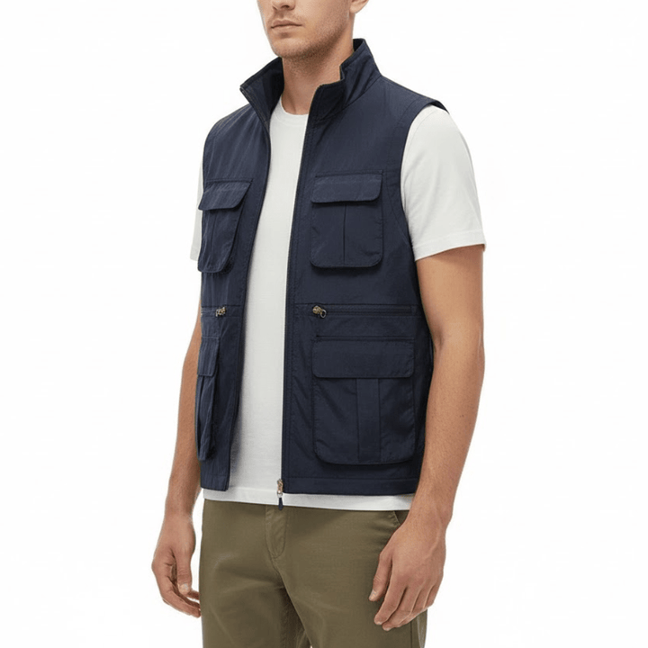 Lightweight Travel Vest – Multi-Pocket & Quick-Dry Design