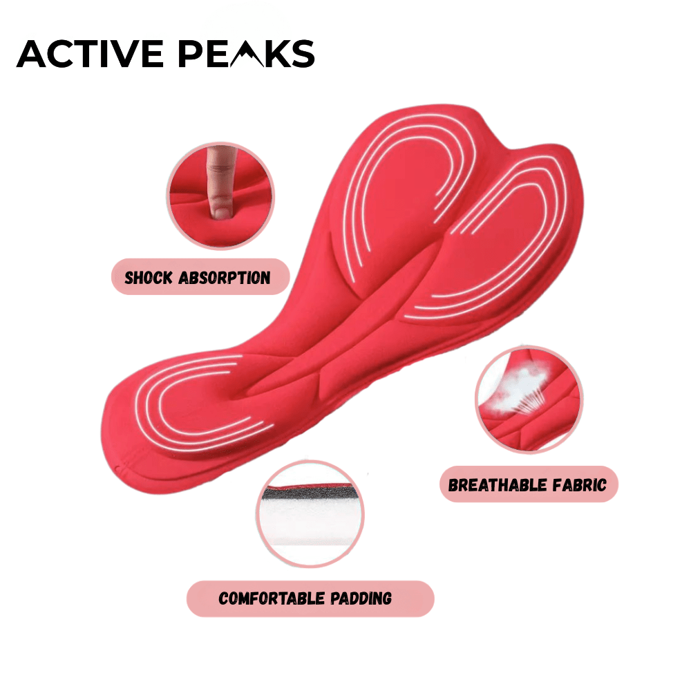 Women’s Breathable Cycling Shorts – Gel-Padded Support for Riding Comfort