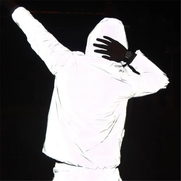 Water-Resistant Reflective Outdoor Jacket – Lightweight for Visibility & Movement