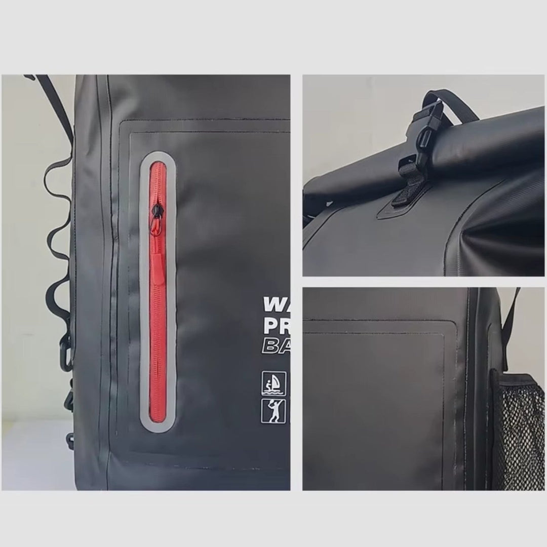 Durable 30L Waterproof Hiking Backpack – Roll-Top Design for Wet Conditions