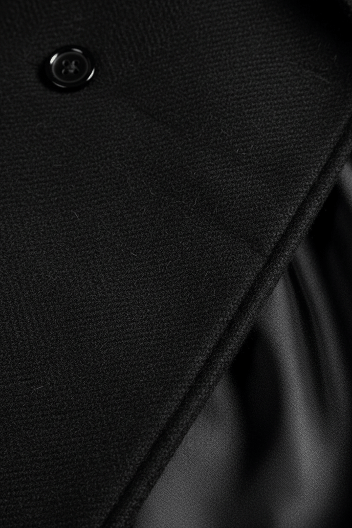 Men’s Double-Breasted Formal Coat | Classic Style with Everyday Versatility