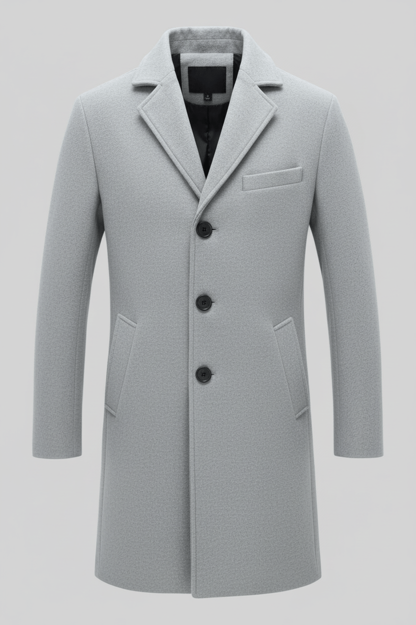 Men’s Classic Winter Trench Coat | Refined Style and Everyday Warmth