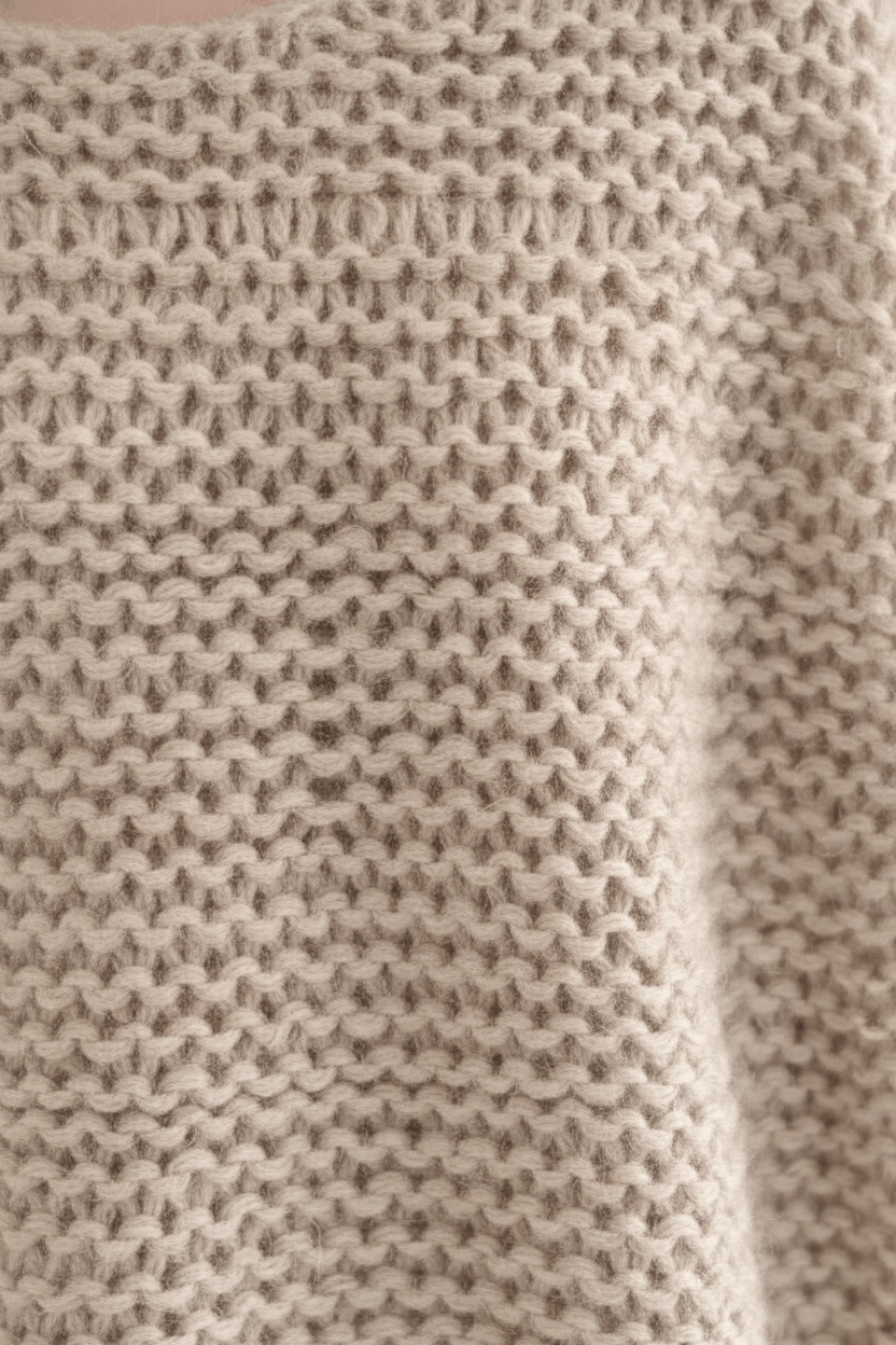 Women’s Oversized Knit Sweater with Off-Shoulder Design