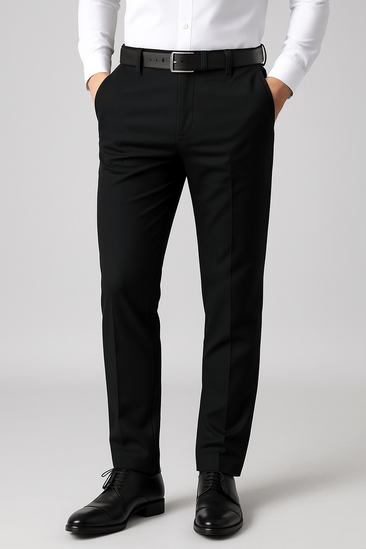Men’s Stretch Formal Trousers | Tailored Fit and Modern Comfort