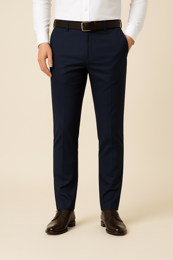 Men’s Stretch Formal Trousers | Tailored Fit and Modern Comfort