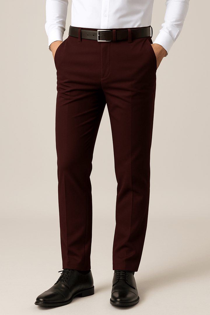 Men’s Stretch Formal Trousers | Tailored Fit and Modern Comfort