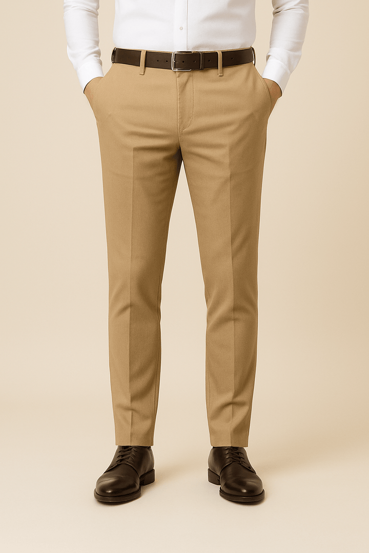 Men’s Stretch Formal Trousers | Tailored Fit and Modern Comfort