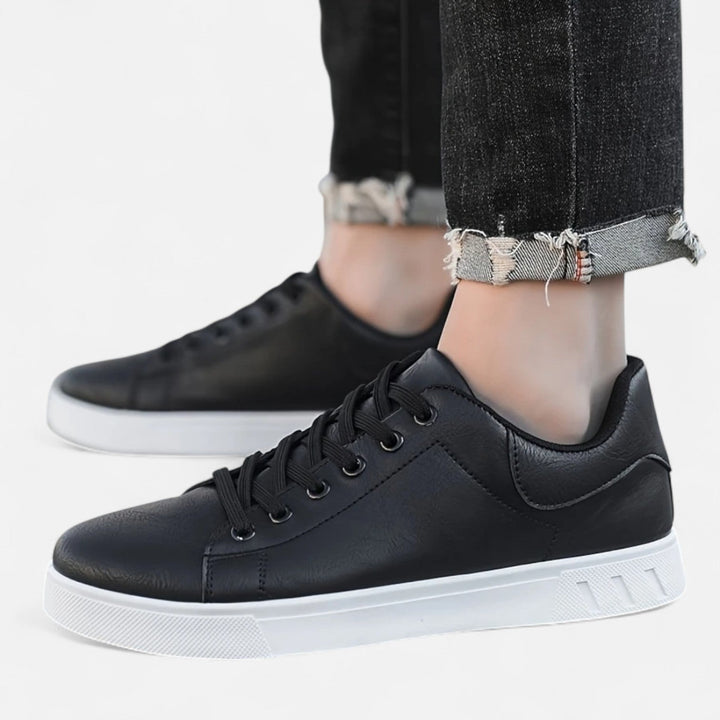 Men’s Business Casual Lace-Up Sneakers | Smart Style with Everyday Comfort