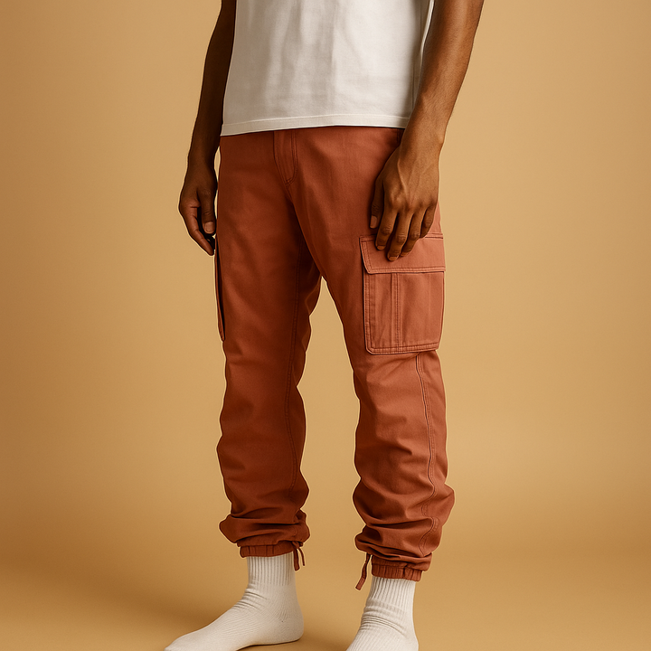 Men’s Regular Fit Cargo Pants – Functional Design with Multiple Pockets