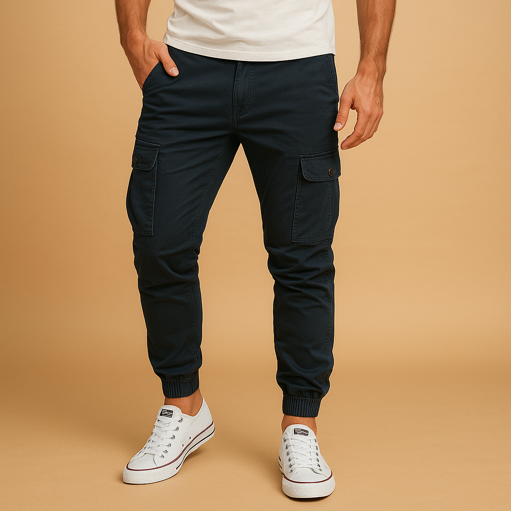 Men’s Cargo Pants with Multiple Pockets – Durable & Functional Design