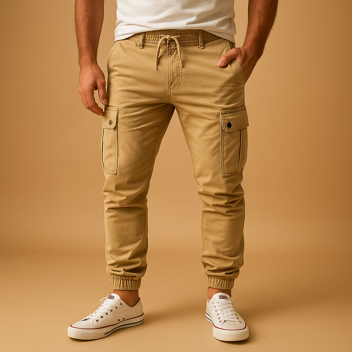 Men’s Cargo Pants with Multiple Pockets – Durable & Functional Design