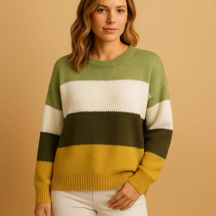 Women’s Striped Jumper - Timeless & Warm