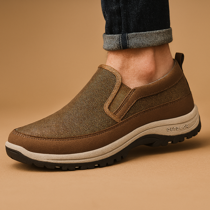 Men’s Slip-On Breathable Walking Shoes – Lightweight & Supportive Fit