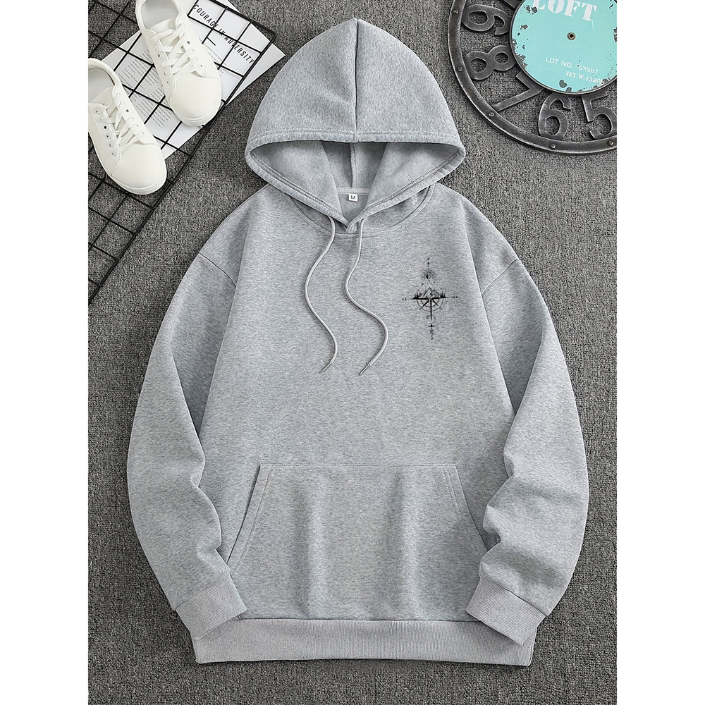 Men’s Hoodie | Comfort, Style and a Bold Compass Design