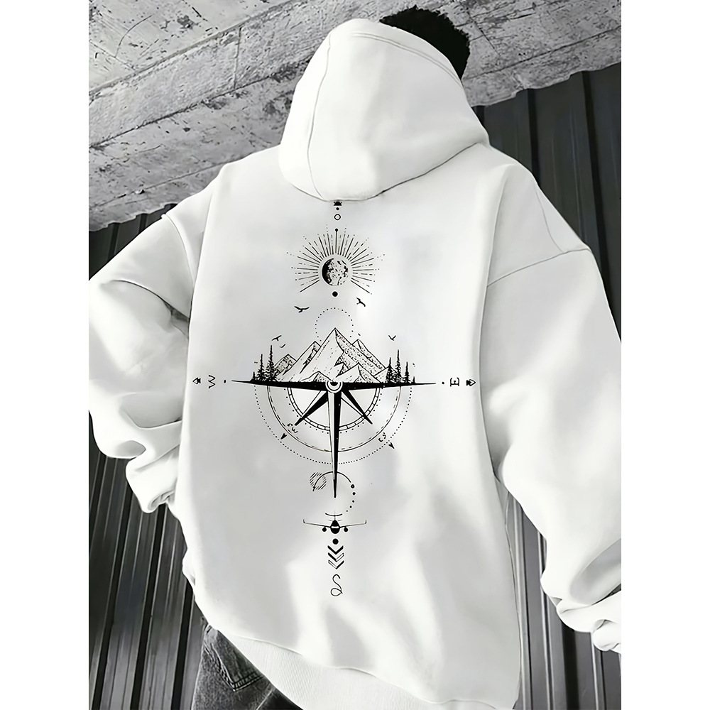Men’s Hoodie | Comfort, Style and a Bold Compass Design