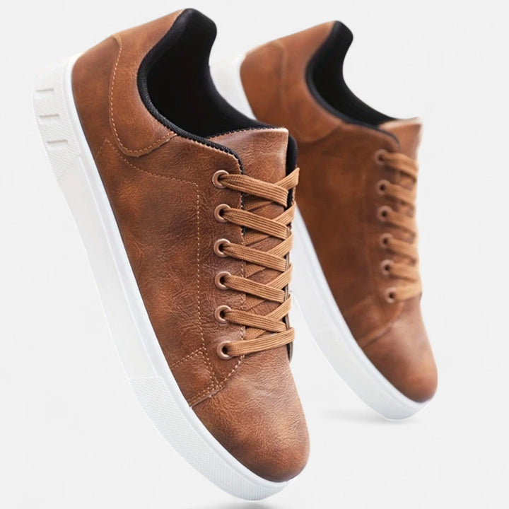 Men’s Business Casual Lace-Up Sneakers | Smart Style with Everyday Comfort