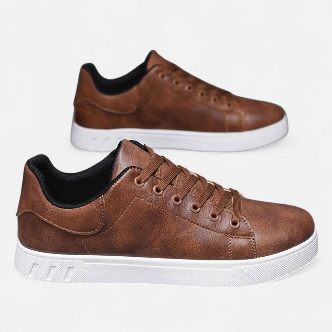 Men’s Business Casual Lace-Up Sneakers | Smart Style with Everyday Comfort