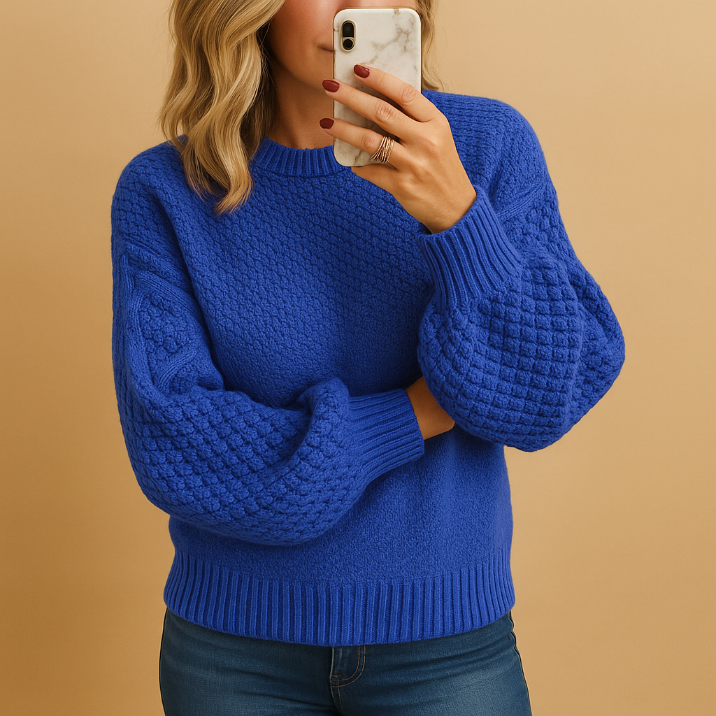 Women’s Warm Knitted Jumper – Elegant and Comfortable Fit