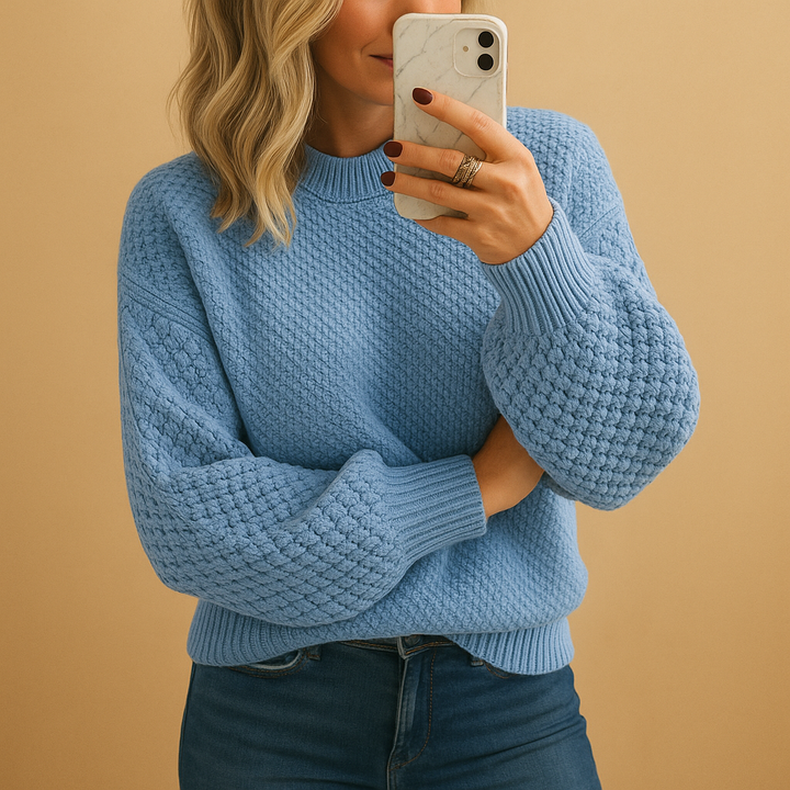 Women’s Warm Knitted Jumper – Elegant and Comfortable Fit
