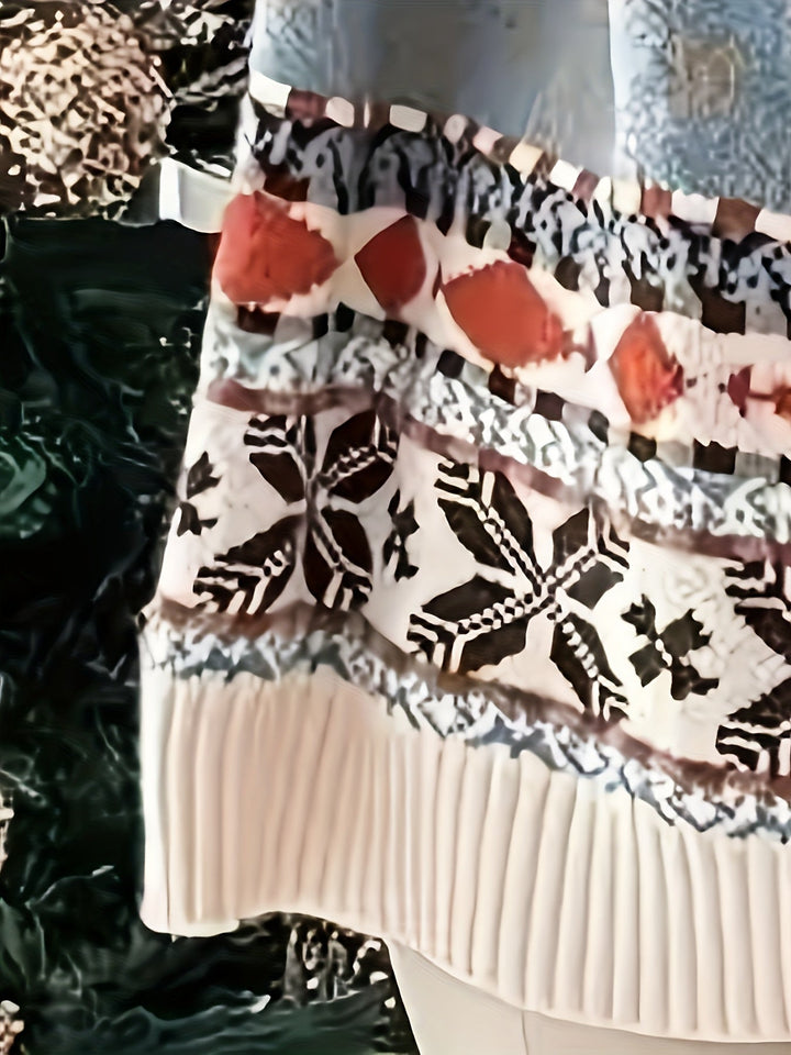 Women’s Reindeer Knit Jumper | Cosy Fit and Festive Winter Design
