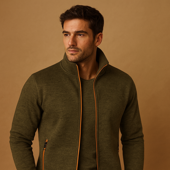 Men’s Zip Cardigan | Everyday Layer with Clean & Modern Styling