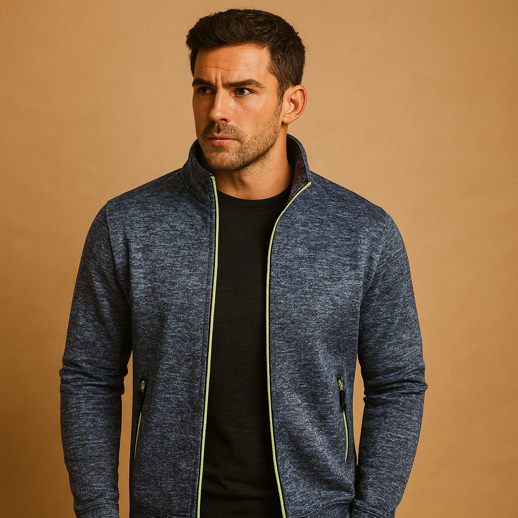 Men’s Zip Cardigan | Everyday Layer with Clean & Modern Styling