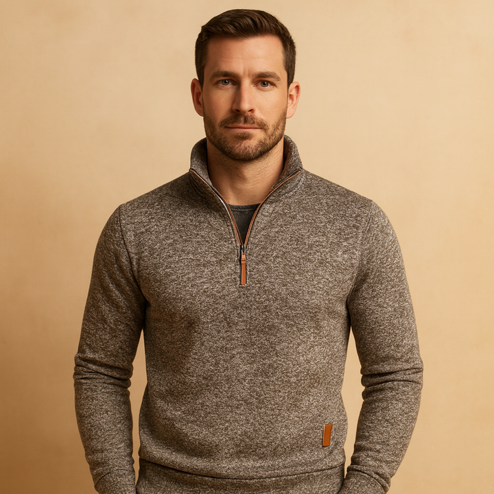 Men’s Zip Jumper with Comfortable Fit and Modern Look