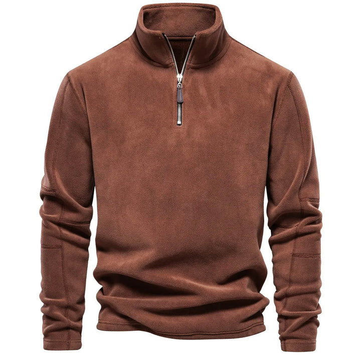 Men’s Stand Collar Fleece Jumper | Warm, Comfortable and Modern Design