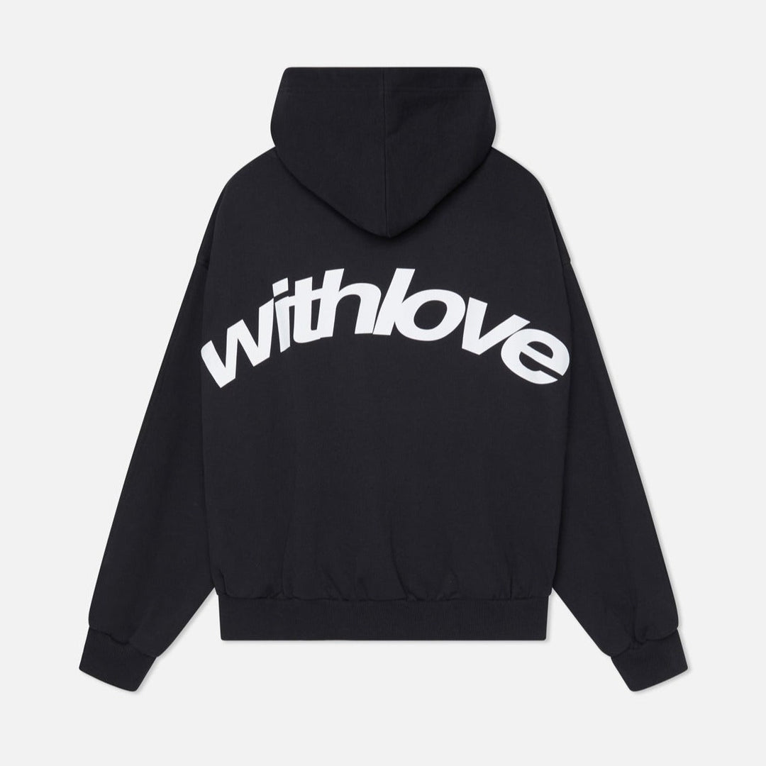 Oversized Hoodie with “With Love” Back Print – Relaxed Streetwear Style