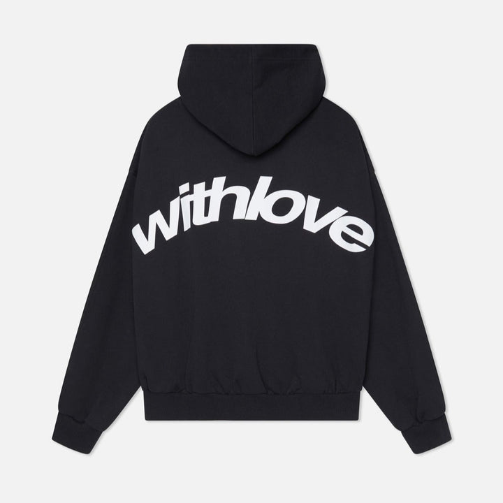 Oversized Hoodie with “With Love” Back Print – Relaxed Streetwear Style